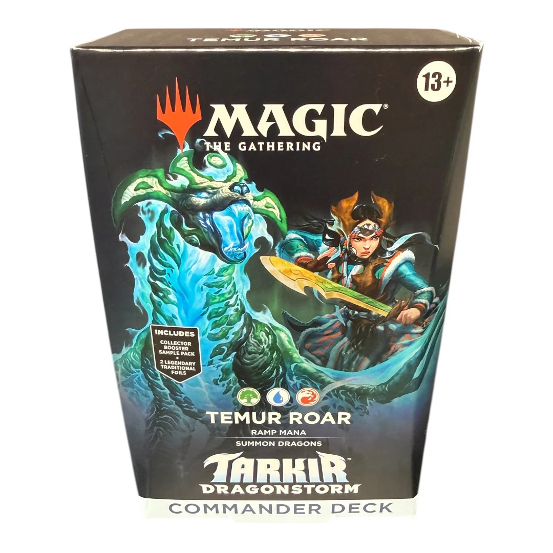 MTG Tarkir Dragonstorm Temur Roar Commander Deck