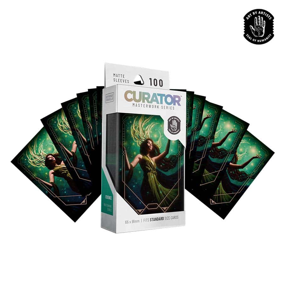 Orange Nebula Curator Masterwork Card Sleeves - Image 11
