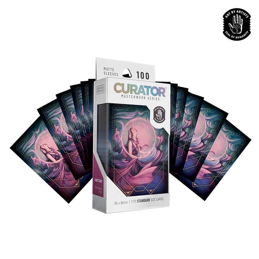 Orange Nebula Curator Masterwork Card Sleeves - Image 12