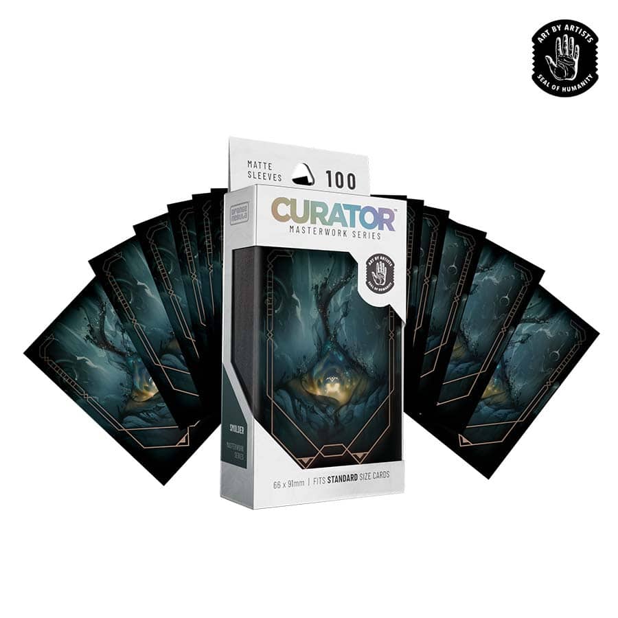 Orange Nebula Curator Masterwork Card Sleeves - Image 3