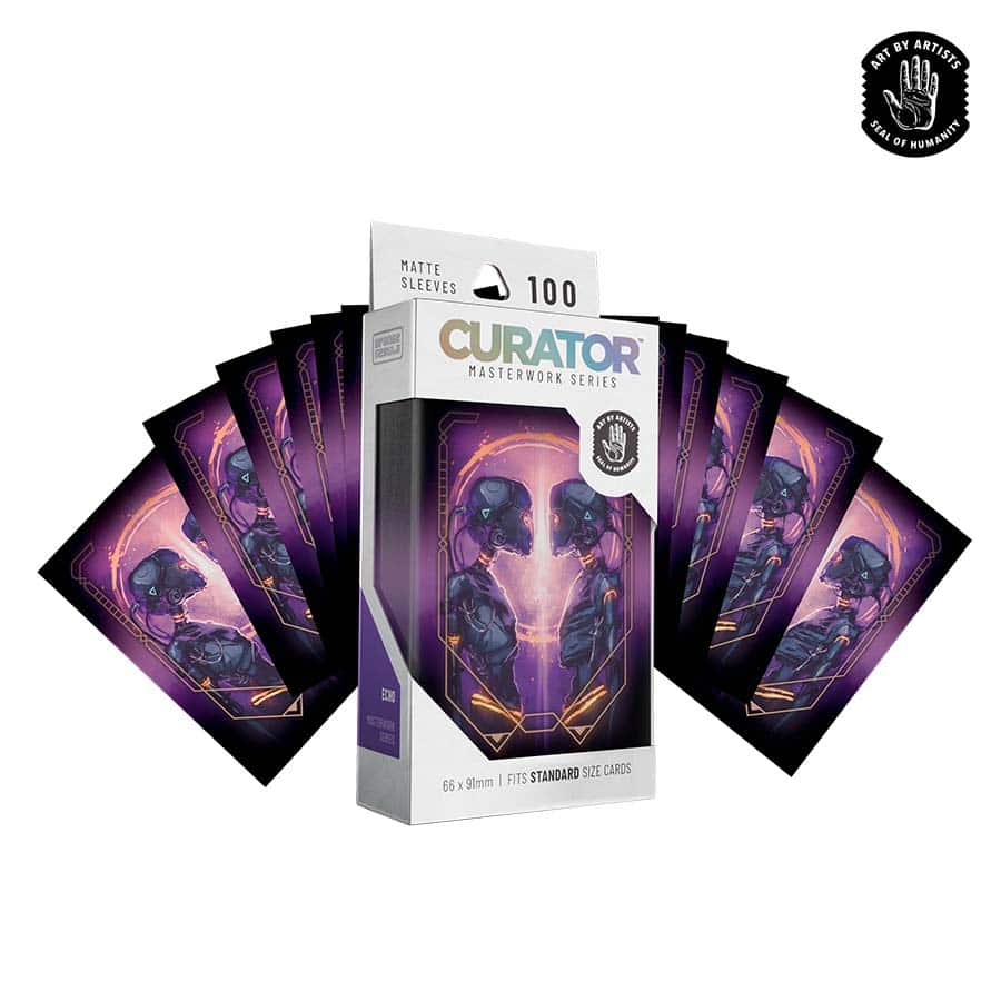Orange Nebula Curator Masterwork Card Sleeves - Image 5