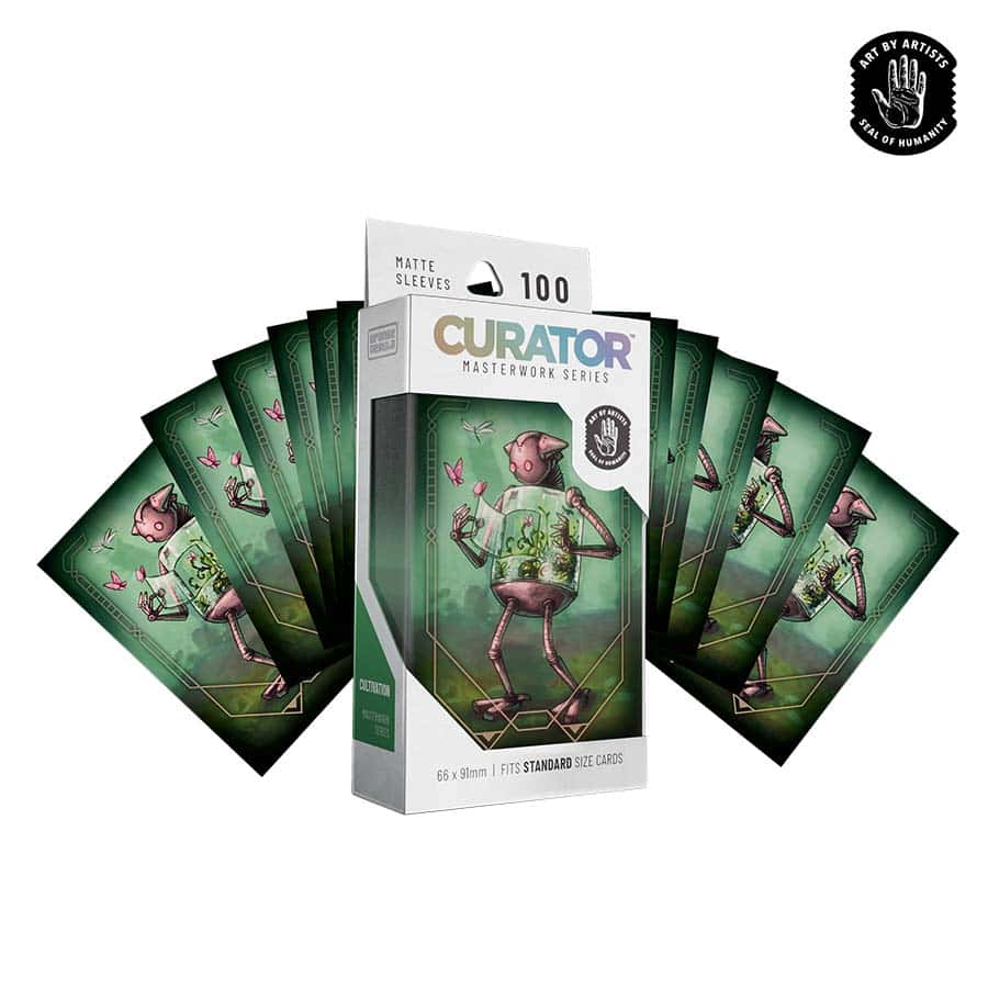 Orange Nebula Curator Masterwork Card Sleeves - Image 7