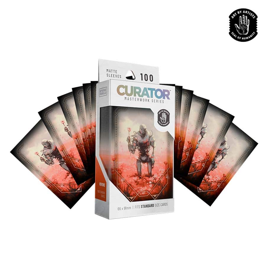 Orange Nebula Curator Masterwork Card Sleeves - Image 9