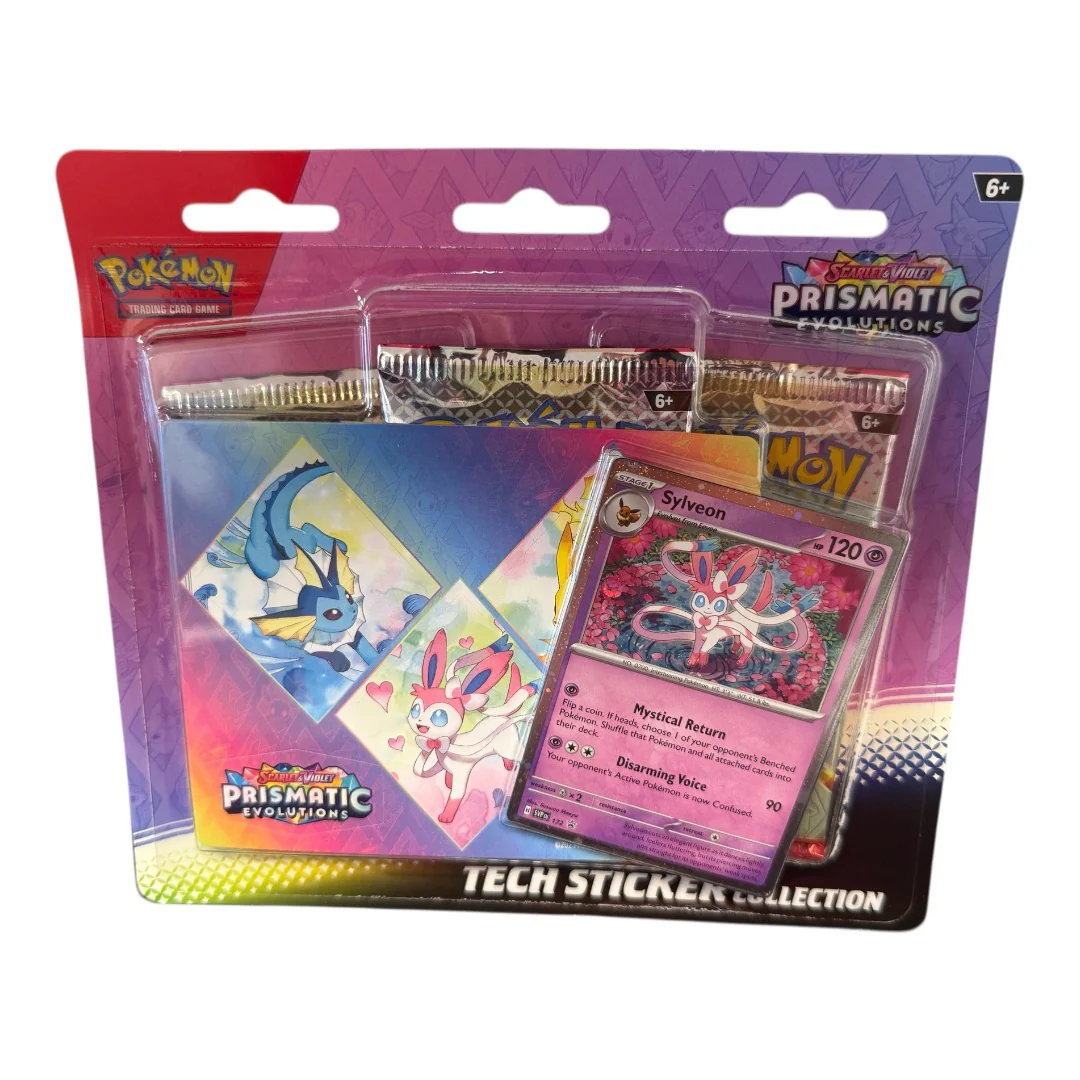 Pokemon Prismatic Evolutions Tech Sticker Collection - Image 3